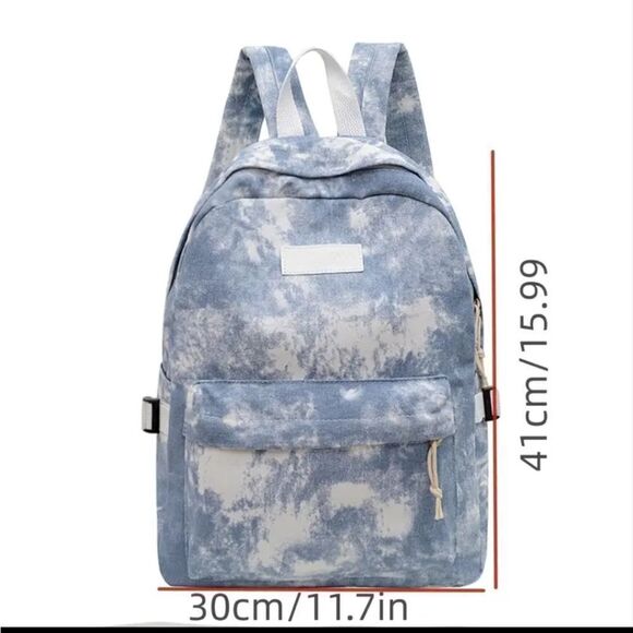 Grunge Street Style TieDye Backpack in Pastel Green | Back To School